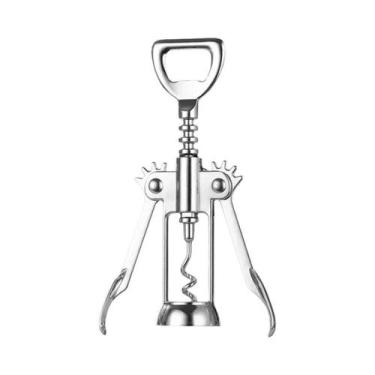 Imagem de Saca-rolhas Premium De Aço Inoxidável: Abridor De Garrafas De Vinho E 