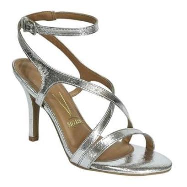 Imagem de Sandália Vizzano Social Salto Fino 6249.1116 Prata-Feminino