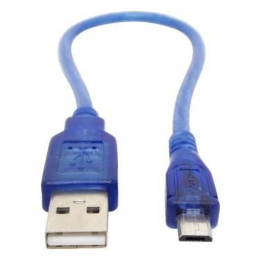 Imagem de Cabo Curto Micro Usb V8 - 30 Cm - Reforçado