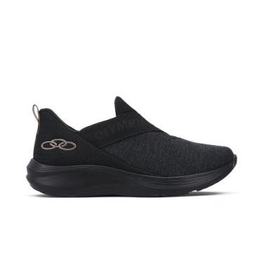 Imagem de Tênis Olympikus Easy 3 Feminino, Preto mescla, Preto, 39