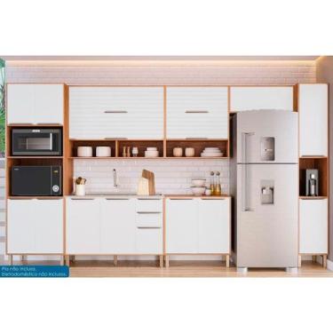 Imagem de Cozinha Modulada MGM 7 Peças Esplêndida C7P184 Cinamomo/Off