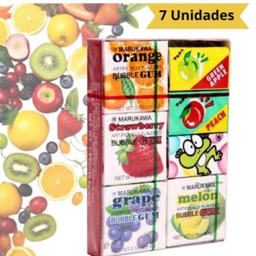 Imagem de Chiclete Japonês Marukawa Sortidos  7 Sabores Autênticos