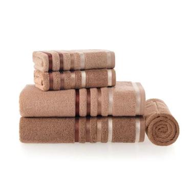 Imagem de Jogo de Banho Gigante 5 Peças Lumina - Karsten, DESERTO / SIENNA