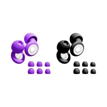 Imagem de Protetores Auriculares De Silicone Reutilizáveis Com Cancelamento De R