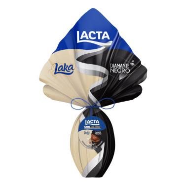 Imagem de Ovo de Páscoa Lacta Diamante Negro e Laka 494g