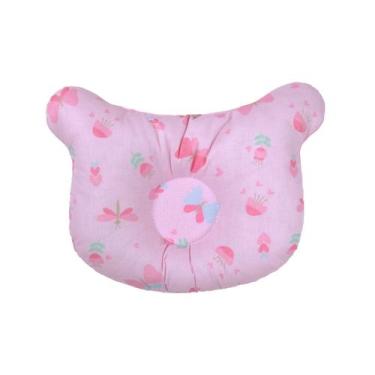 Imagem de Travesseiro Anatômico para Bebê 25 cm x 18 cm Bublim, Borboletas