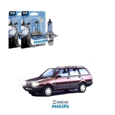 Imagem de Lâmpadas Farol Fiat Elba Philips H4 BlueVision