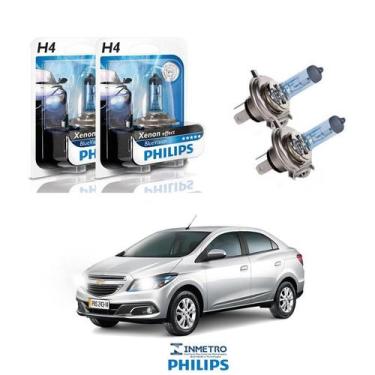 Imagem de Lâmpadas Farol GM Prisma Philips H4 BlueVision