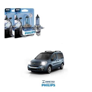 Imagem de Lâmpadas Farol Citroën Berlingo Philips H4 BlueVision