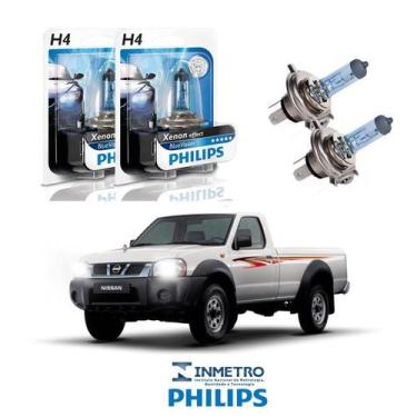 Imagem de Lâmpadas Farol Nissan Pick Up Philips H4 BlueVision