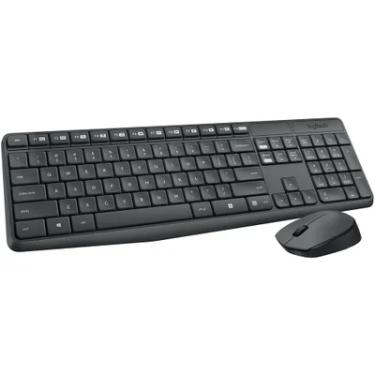 Imagem de Teclado E Mouse Sem Fio Logitech Mk235, Layout ABNT2, USB, Preto E Cinza - 920-007903