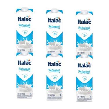 Imagem de Leite Integral Italac 1l UHT Longa Vida - 6 Unidades