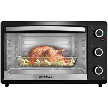 Imagem de Forno Elétrico Britânia 44L 1500W 2 Resistências BFE44P 110V, Preto, 1
