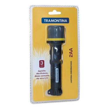 Imagem de Lanterna 3 Led Lente De Policarbonato 43757300 - Tramontina Branco Pre