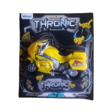 Imagem de Brinquedo Moto Transformers Motocicleta Vira Robô Boneco