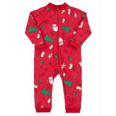 Imagem de Macacão de Bebê Manga Longa Natal - Up Baby, M