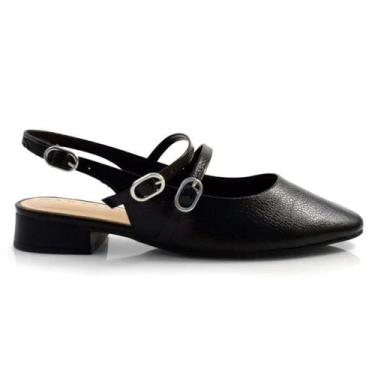 Imagem de Sapato ramarim slingback feminino 24-15131, Preto, 36