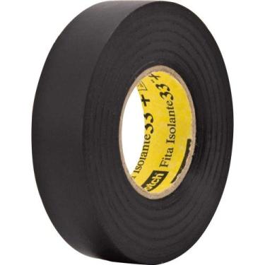 Imagem de Fita Isolante 3m Scotch 33+ Preta 19 Mm X 20 M Pvc 750 V