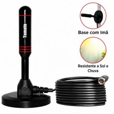 Imagem de Antena Digital 4K Hdtv Interna Externa Cabo 3m Smart Tv Lg Tcl Com Bas