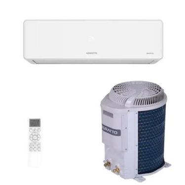 Imagem de Ar-Condicionado Split HW Inverter Agratto Fit Top 12.000 BTUs R-32 Só 