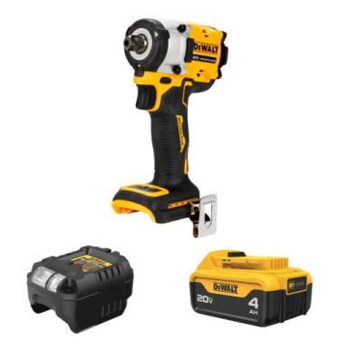 Imagem de Combo DeWalt DCF922B-B3  Chave de Impacto Brushless 406Nm + Bateria 4A