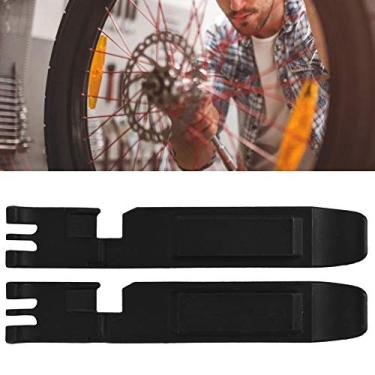 Imagem de Barra de alavanca de pneu Projeto de passo fino Estrutura simétrica Bicicleta apertada Pneu Ferramenta de reparo de pneu, para bicicleta Barra de alavanca de pneu