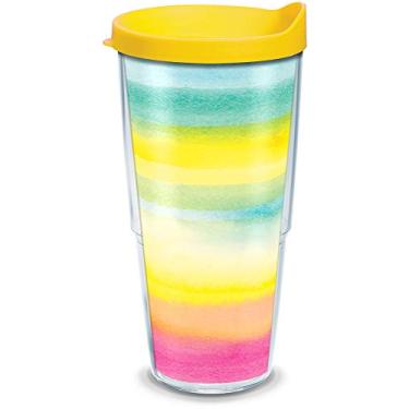 Imagem de Tervis Yao Cheng – Copo de viagem com isolamento térmico feito nos EUA Summer Crush Made in USA mantém as bebidas frias e quentes, 680 g, clássico
