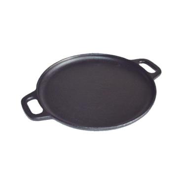 Imagem de Bifeteira De Ferro Fundido Lisa Redonda Alça Ferro 20Cm