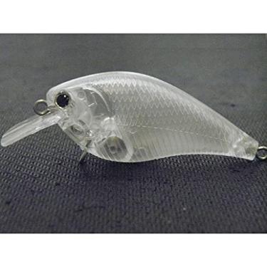 Imagem de Iscas de pesca WLure 10 em branco sem pintura com ampla oscilação lenta flutuante 1,5 modelo iscas de pesca com olhos livres UPHC15