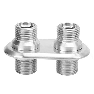 Imagem de A/C Antepara, A/C Antepara, Carro 2?Porta Ar Condicionado Antepara, Aquecedor Universal Antepara Modificação de Interface Ac Mangueira Porta (Prata)