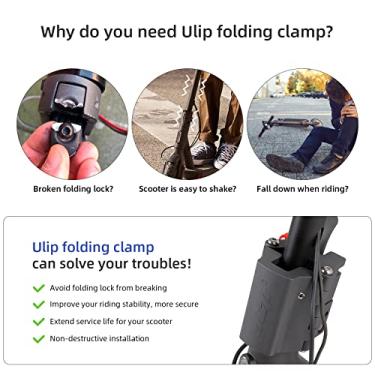 Imagem de Tingpai Upg de B çadei Dobrável Ve cal Haste Robusta Bloqueio Universal Scooter Elétrico Acessório