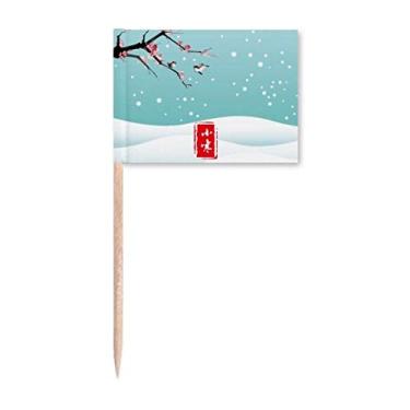 Imagem de Marcadores circulares leves frios, vinte e quatro termos solares para palito de dente