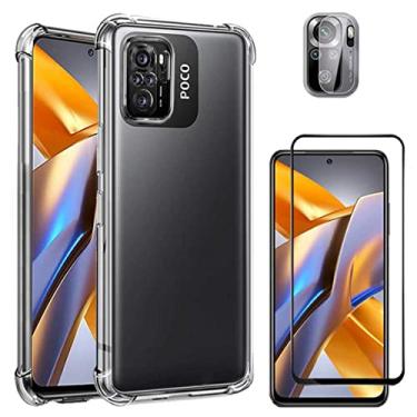 Imagem de FIT IT - Capinha Capa Anti Impacto para Xiaomi Poco M5s + Película 5D 9D Cerâmica + Película de Câmera