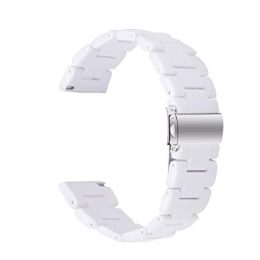 Imagem de NEYENS Pulseira de resina original para Samsung Galaxy Watch 4 Classic 46 42mm pulseira Galaxy Watch4 44 40mm pulseira smartwatch pulseiras de relógio (cor: CB, Tamanho: 20mm universal)