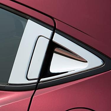 Imagem de JIERS Para Honda Vezel HRV HR-V 2014-2018, ABS cromado para maçaneta da porta traseira e tampa de guarnição
