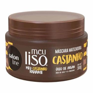 Imagem de Máscara Matizadora Castanho Meu Liso 300G Salon Line