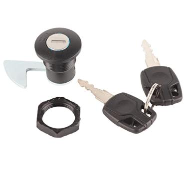 Imagem de Kit de trava de chave de motocicleta, encaixe universal de scooter KIMISS de plástico de alumínio para porta-malas de armazenamento de motocicletas elétricas