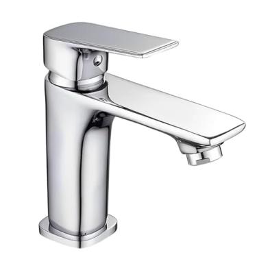 Imagem de Torneira Bica Baixa De Banheiro Misturador Monocomando Cuba Luxo Cromado Lavatorio Hd490c Luuk Young