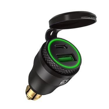 Imagem de Adaptador de Tomada QC3.0 Din USB 12V Buendeer Plug Europeu