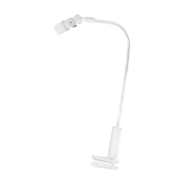 Imagem de ＫＬＫＣＭＳ Suporte para secador de cabelo de animais de estimação, suporte para secador de cabelo de cachorro, pescoço de ganso, secagem preguiçosa, suporte para, branco