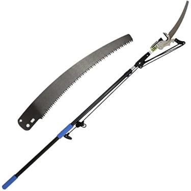 Imagem de Serras telescópicas de 5,4 m/18 pés, podador de árvores telescópico profissional, altura do poste extensível, serra de poda, jardinagem, paisagismo, serra de galhos, ferramentas de aparador