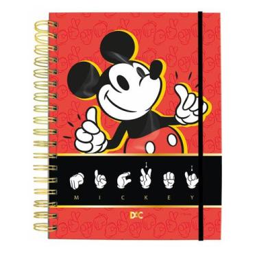 Imagem de Caderno Mickey Mouse Disney Libras C/ Folha Inteligente Destacáveis Mi