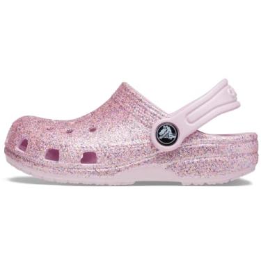 Imagem de Sandália crocs classic clog glitter infantil white/rainbow - 22