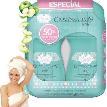 Imagem de Kit Giovanna Baby Candy Roll-On Desodorante Antitranspirante  Loção Sp