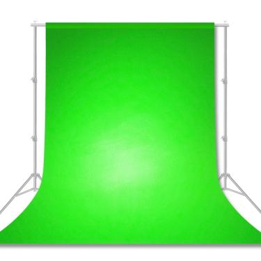 Imagem de Tecido fundo infinito chroma key algodão verde 1.8x2.8m