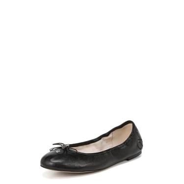 Imagem de Sam Edelman Sapatilha feminina Felicia Ballet, Couro preto, 37