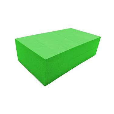 Imagem de Bloco Yoga Pilates Com Pequenos Defeitos (Verde, 23x13x7cm)
