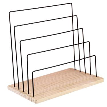 Imagem de Suporte de brinco de cinco camadas Suporte de anel Brincos Racks Organizador Chaveiro Expositor Cartão Pulseira Suportes e Expositores Slim Banheiro Bin Brinco Rack Jóias Chaveiro de Ferro / 1824