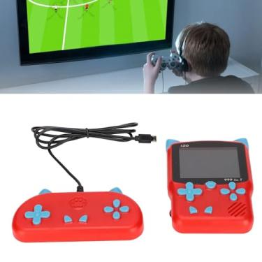 Imagem de Console De Jogos Portátil, Console De Videogame Portátil Com Suporte Para 999 Jogos Clássicos Na TV, 2 Jogadores, Console De Jogos Retrô Para Crianças E Adultos, Presente