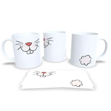Imagem de Canecas Branca de Porcelana Personalizadas Pascoa 9 (Pascoa 153)